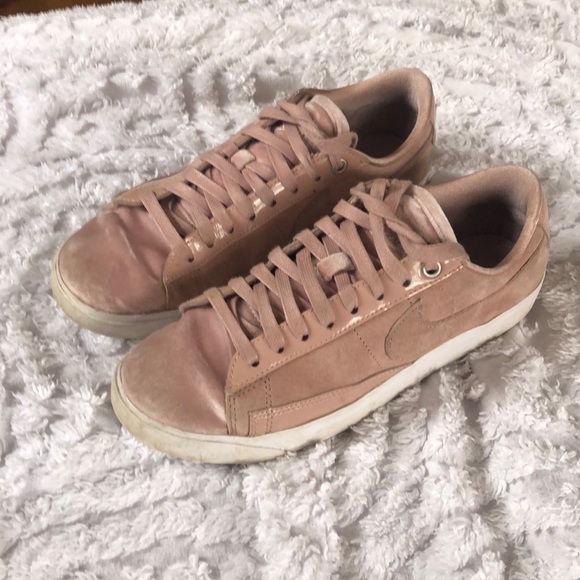 Nike Shoes - 🌿Nike Pink Suede Sneakers.